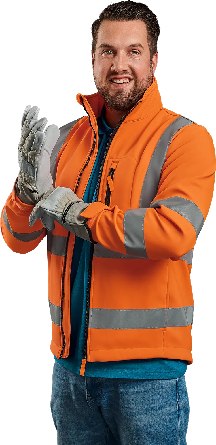 Mitarbeiter der AWSH vom Recyclinghof